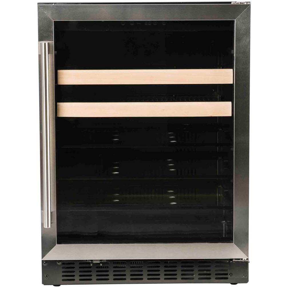 Azure - 24'' Beverage Center with Stainless Trim Glass Door