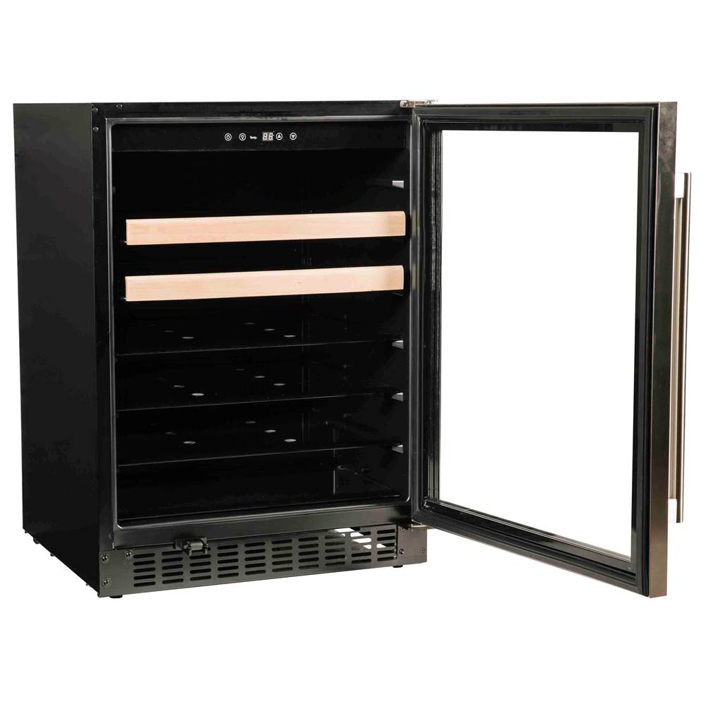24'' Beverage Center with Stainless Trim Glass Door
