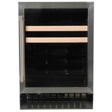 24'' Beverage Center with Stainless Trim Glass Door