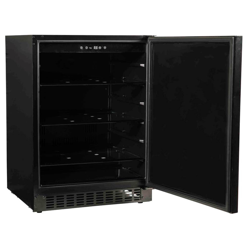 24'' Refrigerator with Solid Overlay Door