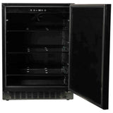 24'' Refrigerator with Solid Overlay Door
