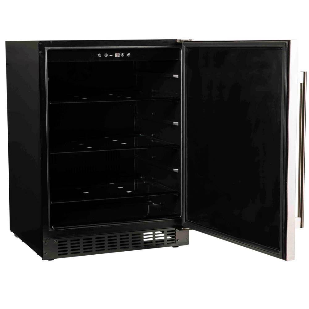24'' Refrigerator with Solid Stainless Door