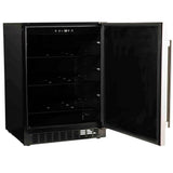 24'' Refrigerator with Solid Stainless Door