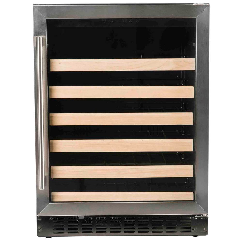 Azure - 24'' Wine Center with Stainless Trim Glass Door