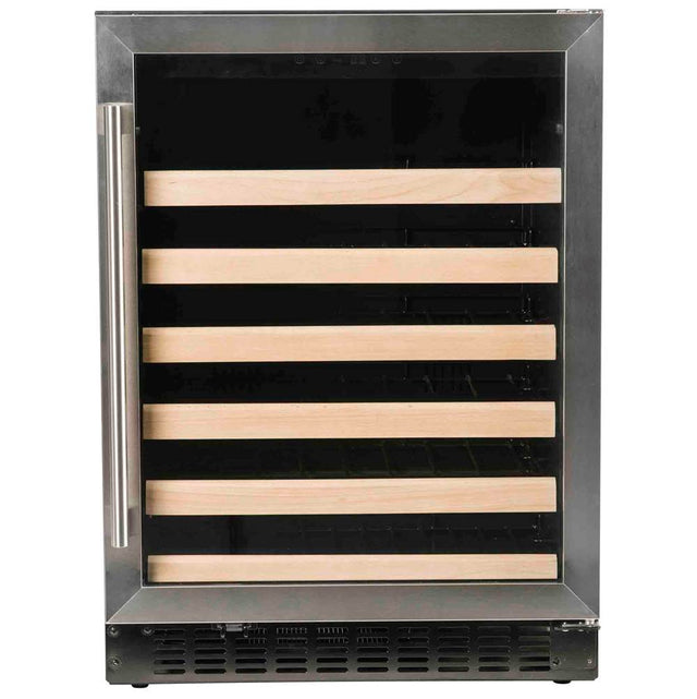 Azure - 24'' Wine Center with Stainless Trim Glass Door