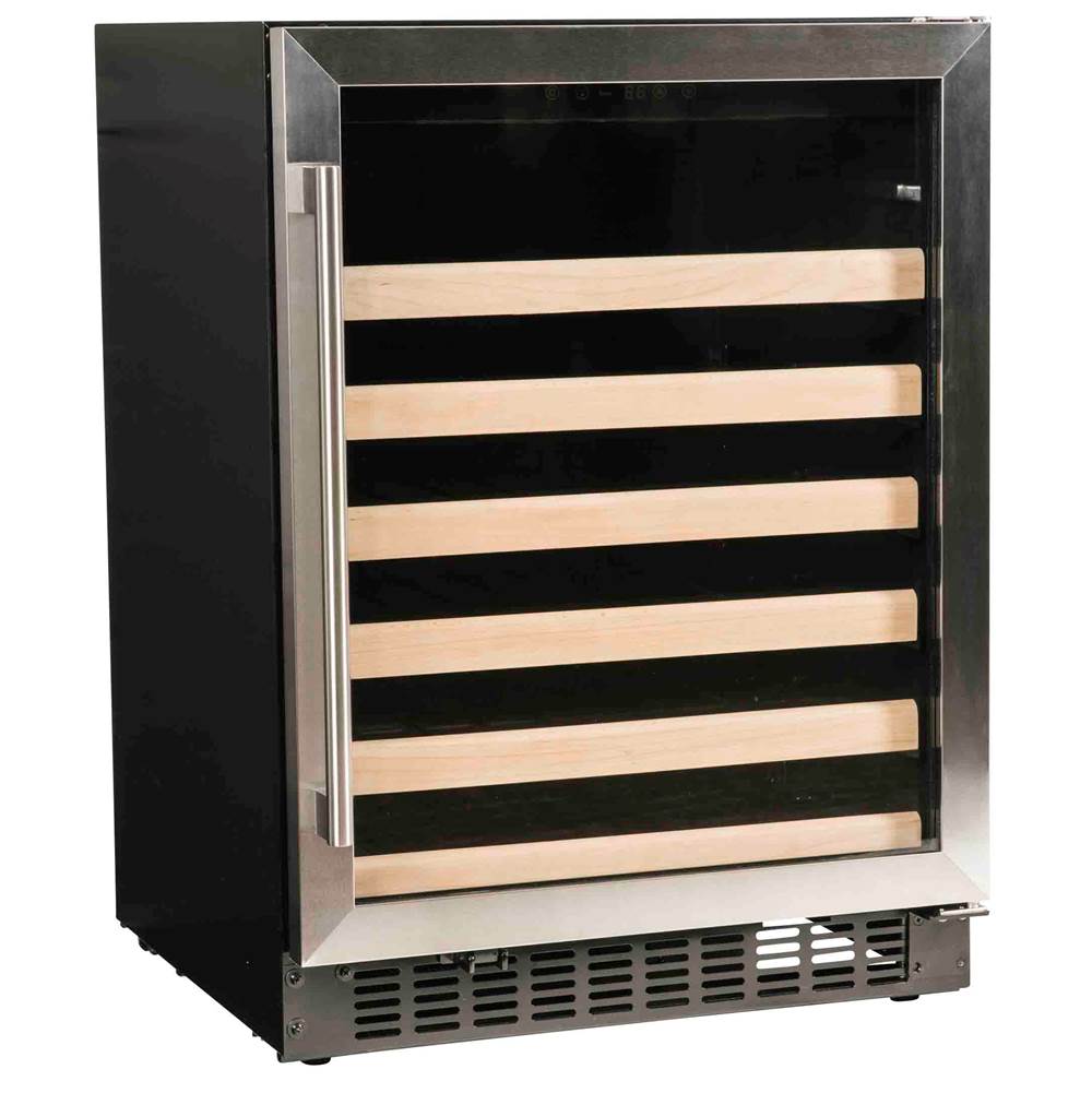 24'' Wine Center with Stainless Trim Glass Door