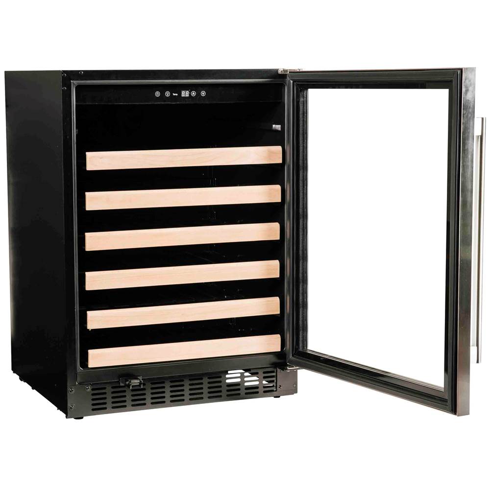 24'' Wine Center with Stainless Trim Glass Door