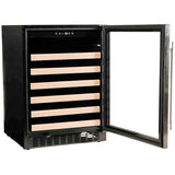 24'' Wine Center with Stainless Trim Glass Door