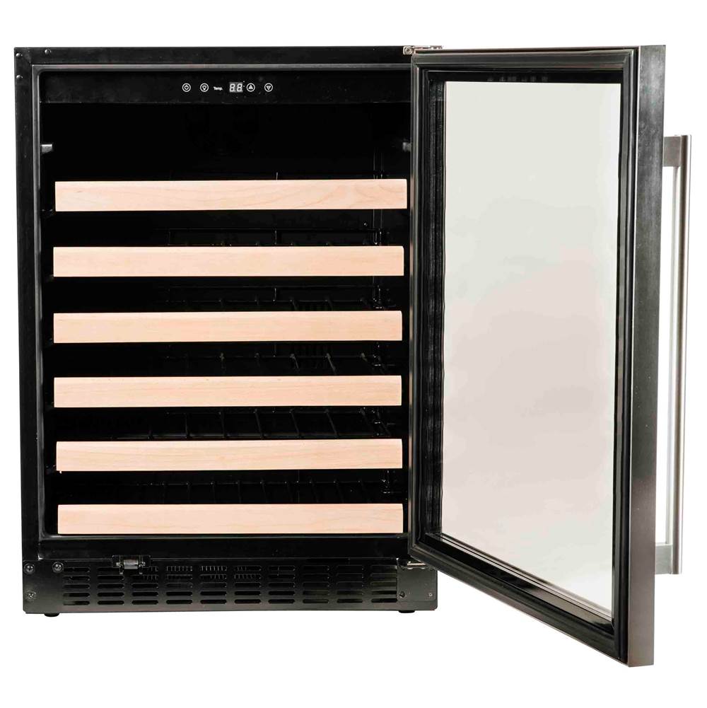 24'' Wine Center with Stainless Trim Glass Door