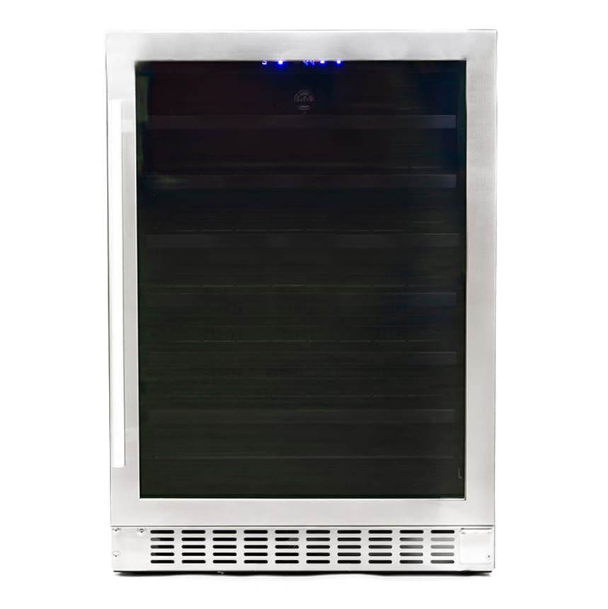Azure - 24'' Wine Center with Stainless Trim Glass Door