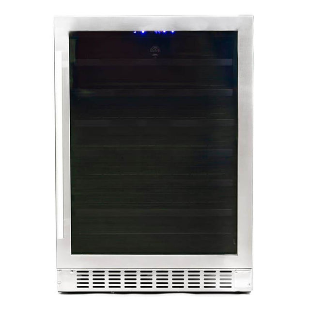 Azure - 24'' Wine Center with Stainless Trim Glass Door