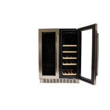 24'' Dual Zone Beverage / Wine Center