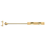 Baldwin - 0600 FLUSH BOLT W/24 ROD - Lifetime Polished Brass