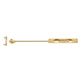 Baldwin - 0600 FLUSH BOLT W/18 ROD - Vintage Brass