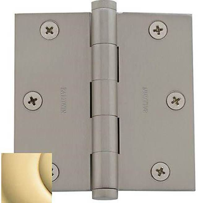 Baldwin - 1035 HINGE 3.5X3.5 031 - Non-Lacquered Brass