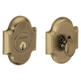 Baldwin - 8252 BOULDER ADJ DEADBOL - Satin Brass and Black