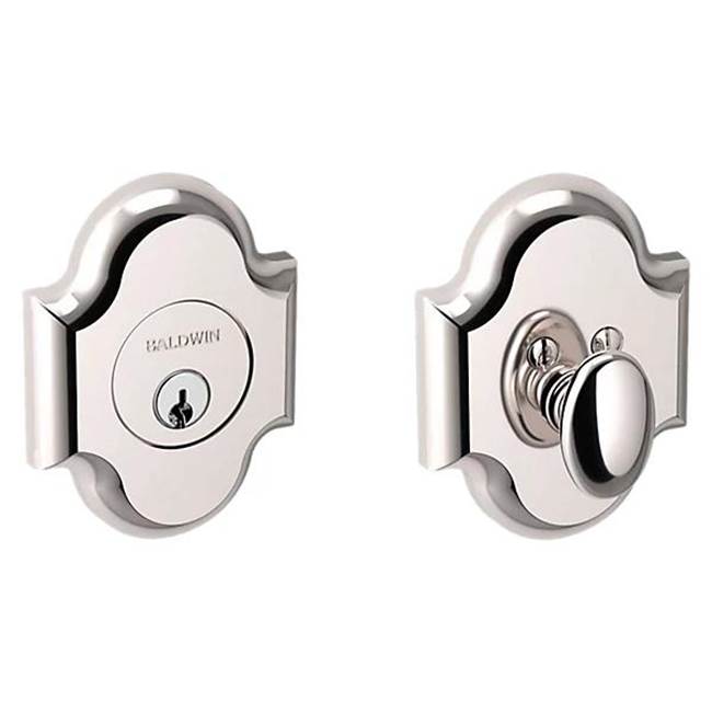 Baldwin - 8252 BOULDER ADJ DEADBOL - Lifetime Polished Nickel