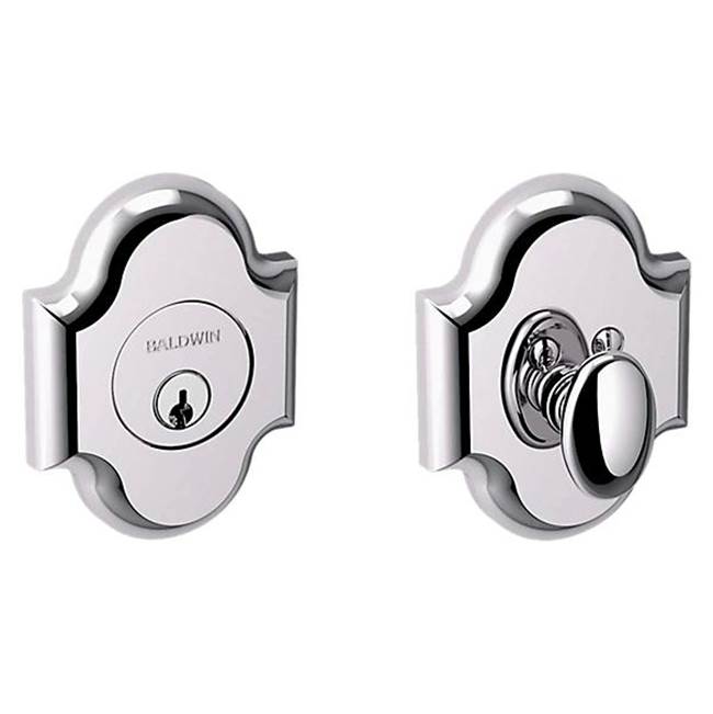 Baldwin - 8252 BOULDER ADJ DEADBOL - Polished Chrome