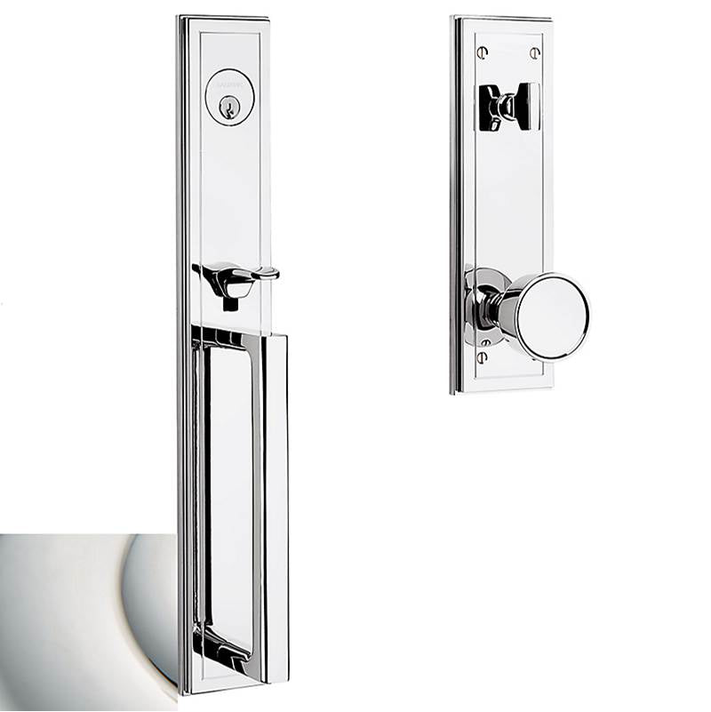 Baldwin - 85311 H HILLS SGL CYL - Lifetime Polished Nickel