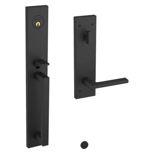 Baldwin - EE SET LESS LVR 190 - Satin Black
