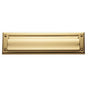 Baldwin - 0012 LETTER BOX PLT 003 - Lifetime Polished Brass
