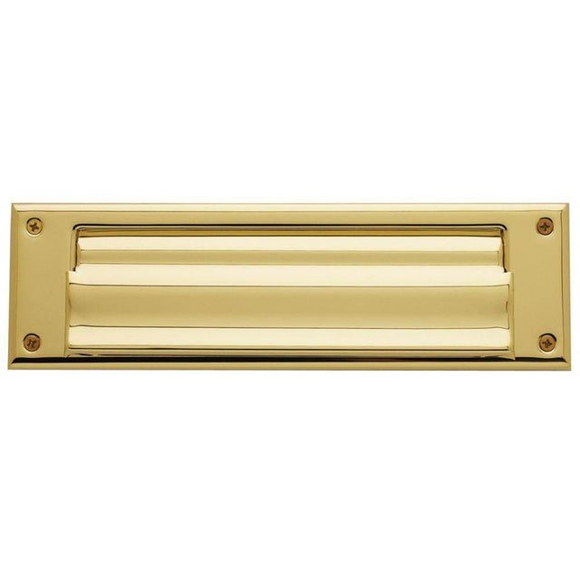 Baldwin - 0017 LETTER BOX PLT 003 - Lifetime Polished Brass
