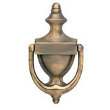 Baldwin - 0102 COLONIAL DR KNOCKER - Satin Brass and Black