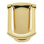 Baldwin - 0105 DOOR KNOCKER 003 - Lifetime Polished Brass