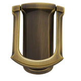 Baldwin - 0105 DOOR KNOCKER 050 - Satin Brass and Black