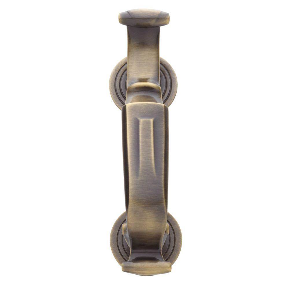 Baldwin - 0113 S DOOR KNOCKER 050 - Satin Brass and Black