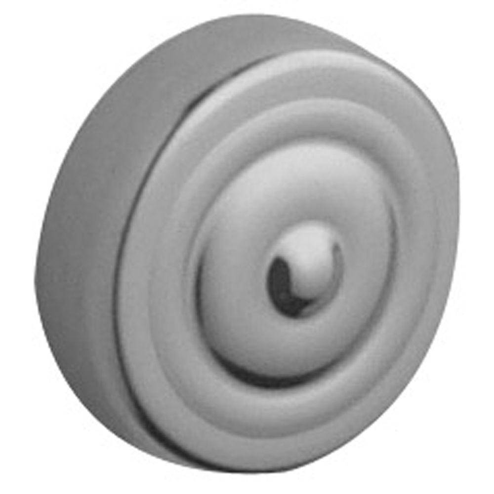 Baldwin - 0129 COLONIAL SCREW CVR - Lifetime Polished Nickel
