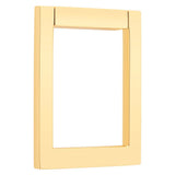 Baldwin - 0183 CNT SQ DR KNCKR 003 - Lifetime Polished Brass