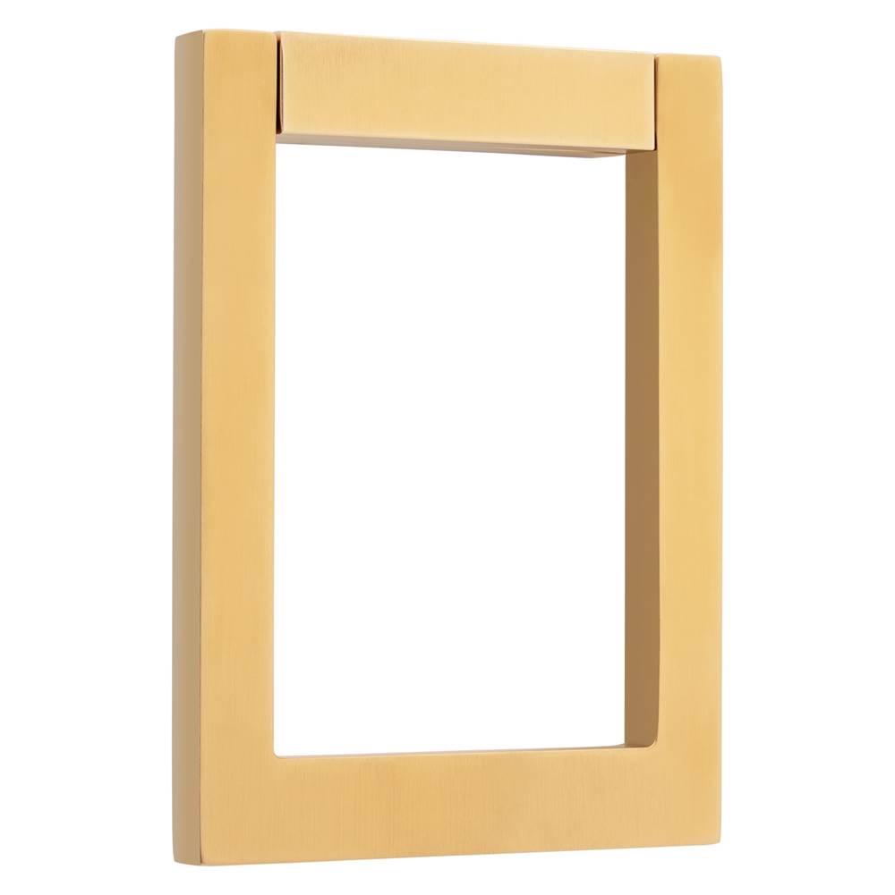 Baldwin - 0183 CNT SQ DR KNCKR 044 - Liefetime Satin Brass