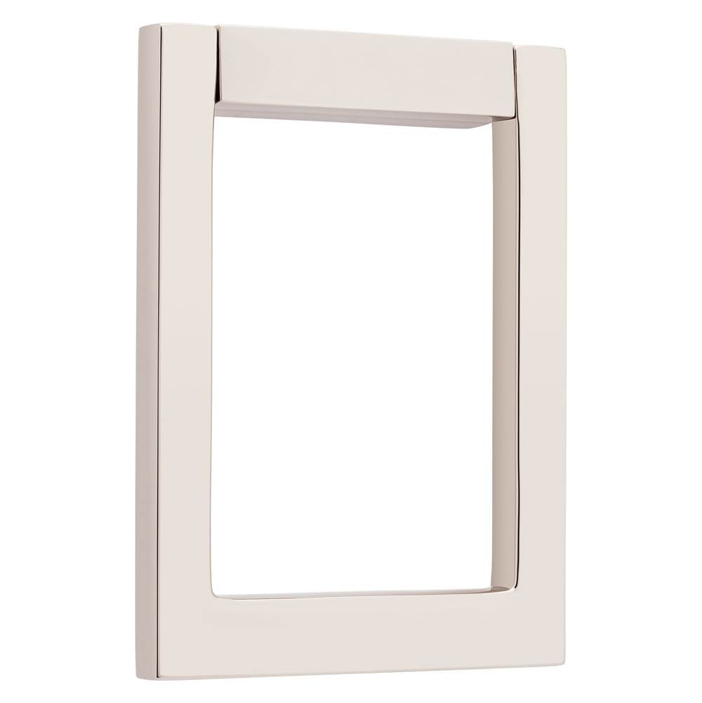 Baldwin - 0183 CNT SQ DR KNCKR 055 - Polished Nickel,Lifetime Finish