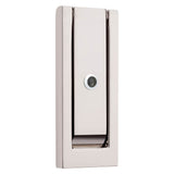 Baldwin - 0185 MODERN DR KNCKR W/SCOPE 055 - Polished Nickel,Lifetime Finish