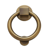 Baldwin - 0195 RING DR KNOCKER 050 - Satin Brass and Black