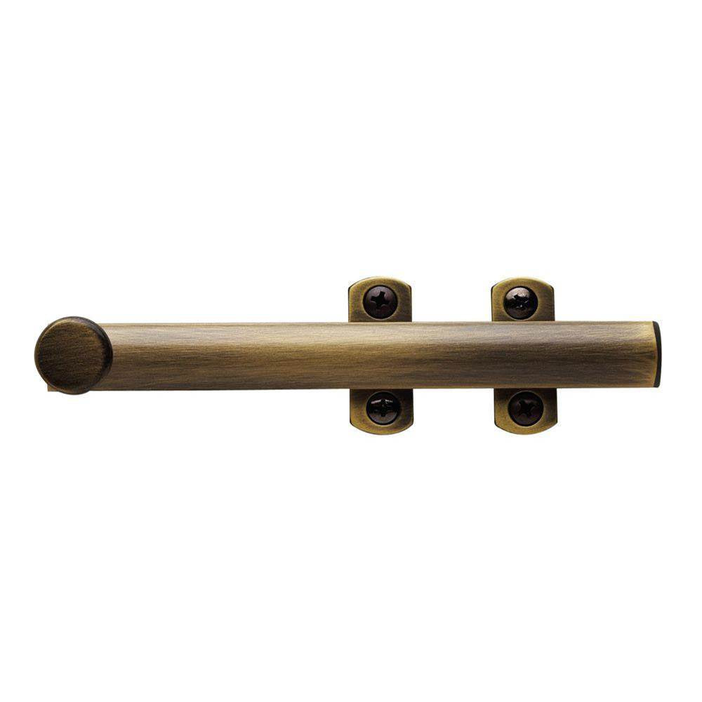 Baldwin - 0310 STRIKE-HVY DUTY ANG - Satin Brass and Black