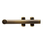 Baldwin - 0310 STRIKE-HVY DUTY ANG - Satin Brass and Black