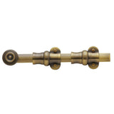 Baldwin - 0380 SURFACE BOLT 8 050 - Satin Brass and Black