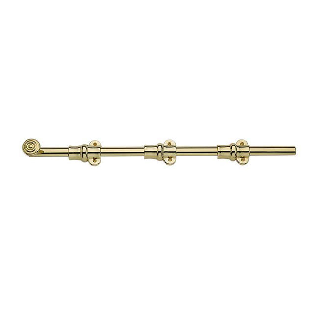 Baldwin - 0382 SURFACE BOLT 18 003 - Lifetime Polished Brass