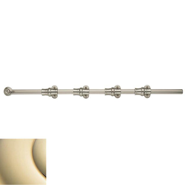 Baldwin - 0383 SURFACE BOLT 24 003 - Lifetime Polished Brass