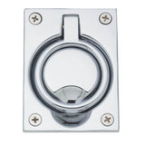 Baldwin - 0395 FLUSH RING PULL 260 - Polished Chrome