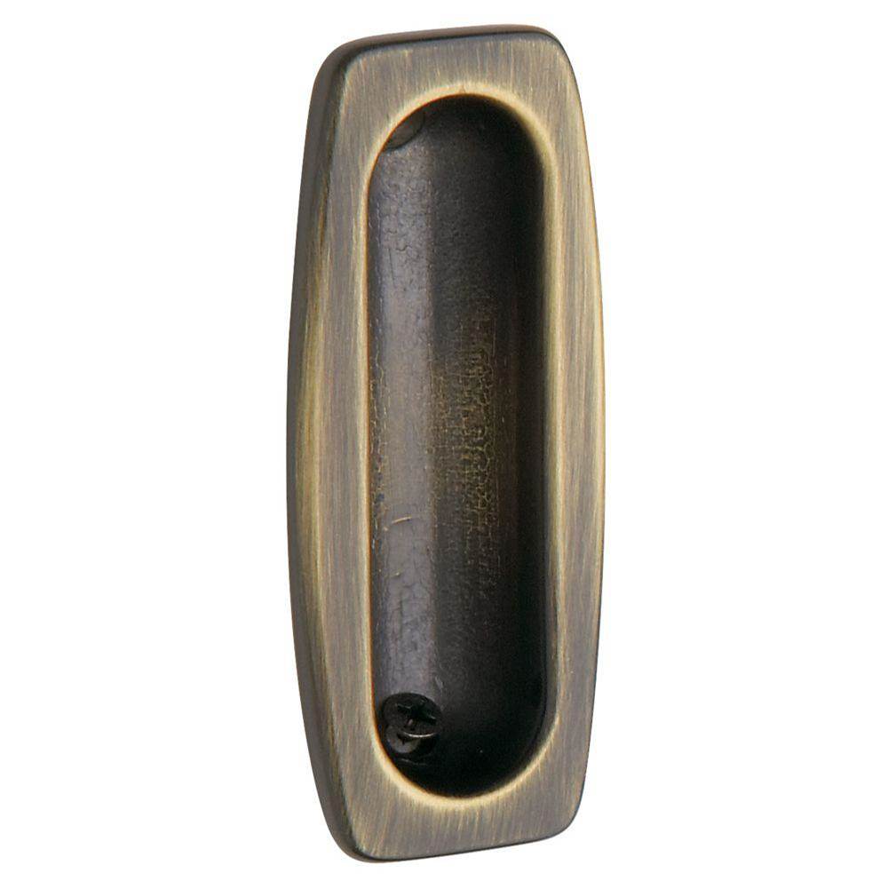 Baldwin - 0458 SLIDING DR PULL 050 - Satin Brass and Black