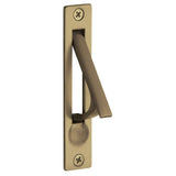 Baldwin - 0465 EDGE PULL 050 - Satin Brass and Black
