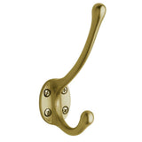 Baldwin - 0742 COSTUME HOOK 060 - Satin Brass and Brown