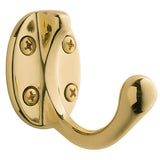 Baldwin - 0782 COSTUME HOOK 003 - Lifetime Polished Brass