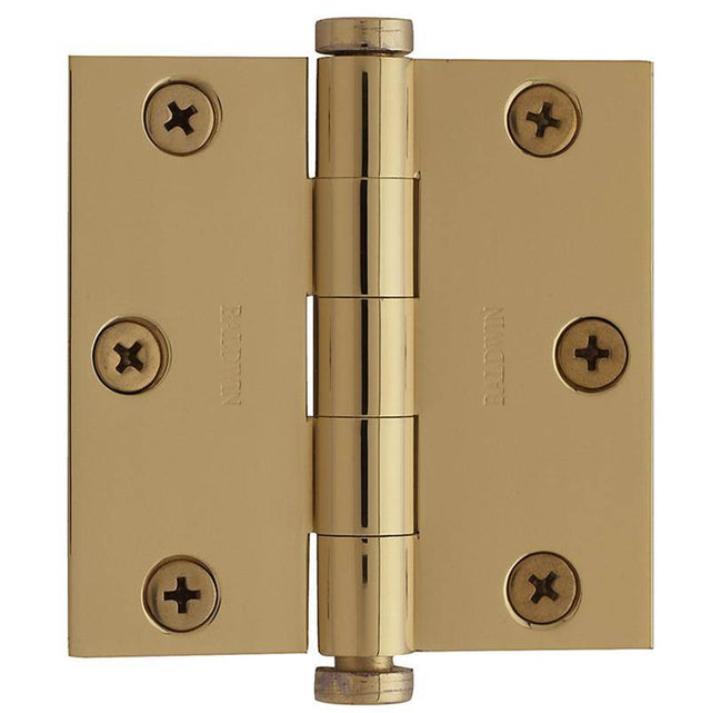 Baldwin - 1030 HINGE 3X3 003 - Lifetime Polished Brass