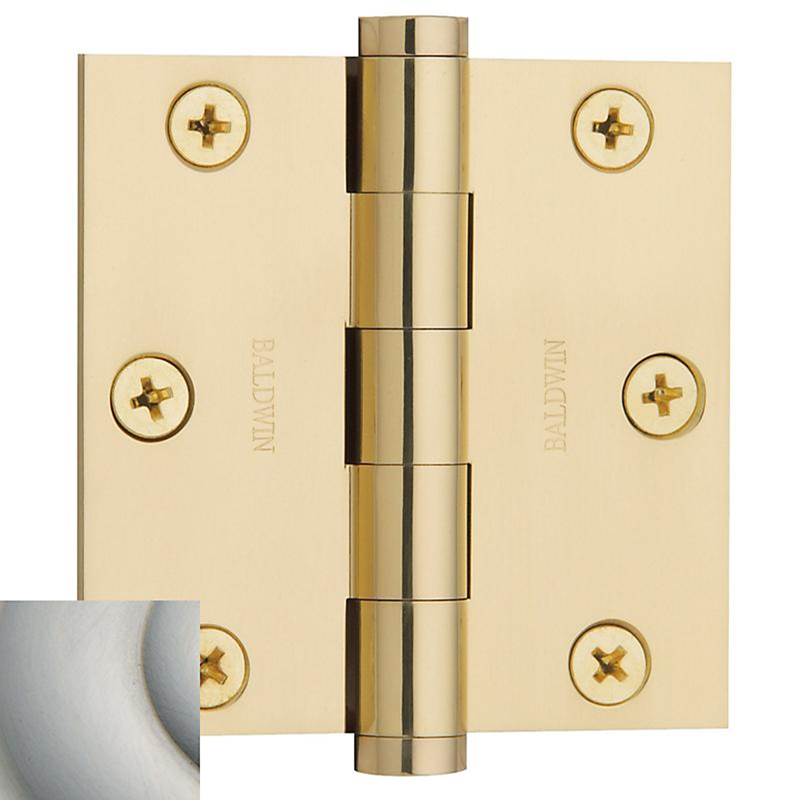 Baldwin - 1030 HINGE 3X3 056 - Lifetime Satin Nickel
