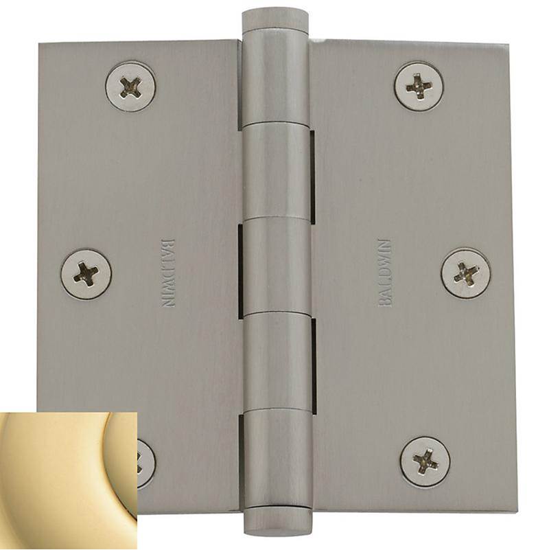 Baldwin - 1035 HINGE 3.5X3.5 - Non-Lacquered Brass