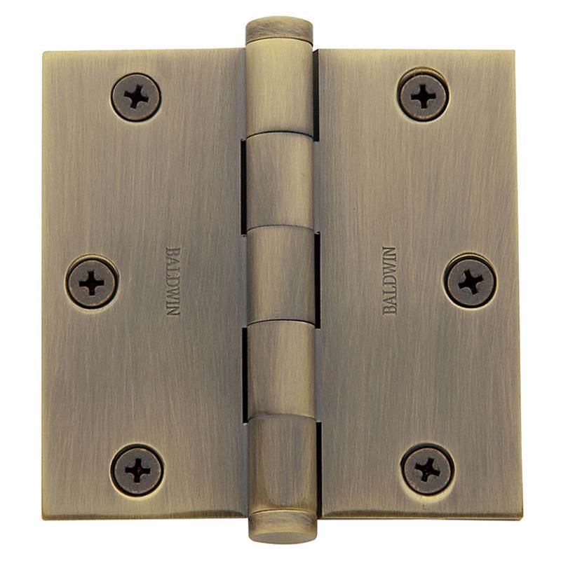 Baldwin - 1035 BUTTON TIP 050 - Satin Brass and Black